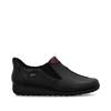 Rieker Tex Slip On Comfort Shoe - Black wine